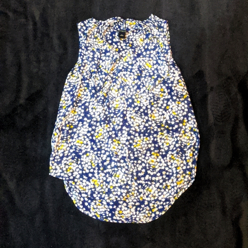 Ann Taylor Sheer Floral Blouse
